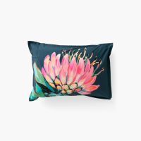 Наволочка прямокутна з декором з перкалю PROTEA