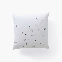 Квадратна наволочка з вишивкою з сатину EQUINOXE