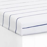 Простирадло на резинці з перкалю з принтом ROSABLUE