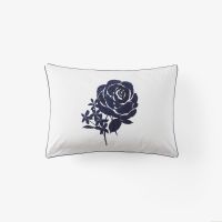 Наволочка прямокутна з подвійним декором з перкалю ROSABLUE