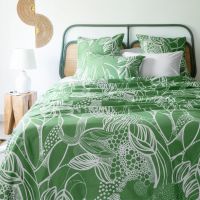 Підодіяльник з двостороннім декором з органічної бавовни CANOPEE