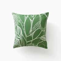 Квадратна наволочка з двостороннім декором з органічної бавовни CANOPEE