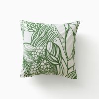 Квадратна наволочка з двостороннім декором з органічної бавовни CANOPEE