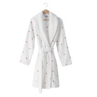 Жіночий велюровий халат з шалевим коміром ADORE