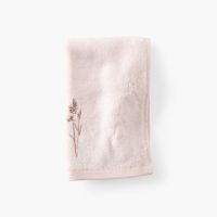 Махровий рушник для рук з бавовни та бамбукової віскози з вишивкою AURA