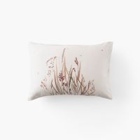 Наволочка прямокутна з вишивкою із сатину AURA