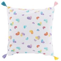 Квадратна наволочка з подвійним декором з бавовни CALLIOPE