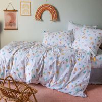 Підковдра з подвійним декором з бавовни CALLIOPE