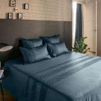 Підковдра з вишивкою з сатину CUBES II