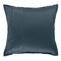 Наволочка квадратна з подвійним декором та вишивкою з сатину CUBES II