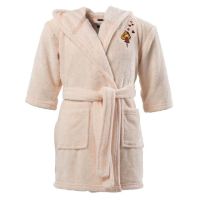 Халат дитячий флісовий з каптуром та вишивкою DESSINE