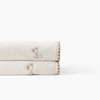 Махровий рушник для рук з органічної бавовни з вишивкою A LA FOLIE