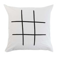 Квадратна наволочка з подвійним декором з органічної бавовни JOCAMINI