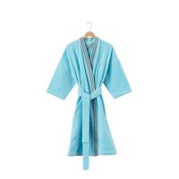 Жіночий махровий халат з коміром-кімоно DEMILUNE