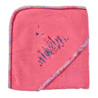 Махровий рушник з куточком з органічної бавовни з вишивкою POESIE