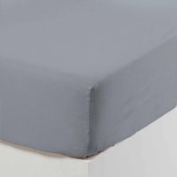 Простирадло на резинці з промитої бавовни SONGE