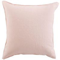 Квадратна наволочка з промитого льону та бавовни SONGE