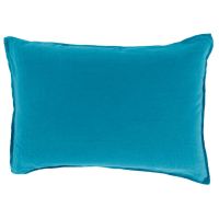 Прямокутна наволочка з промитого льону та бавовни SONGE