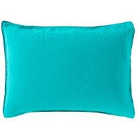 Прямокутна наволочка з промитого льону та бавовни SONGE