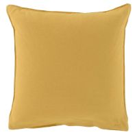 Квадратна наволочка з промитого льону та бавовни SONGE