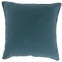 Квадратна наволочка з промитого льону та бавовни SONGE