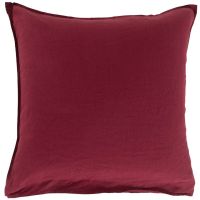 Квадратна наволочка з промитого льону та бавовни SONGE