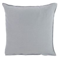 Квадратна наволочка з промитого льону та бавовни SONGE