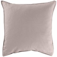 Квадратна наволочка з промитого льону та бавовни SONGE