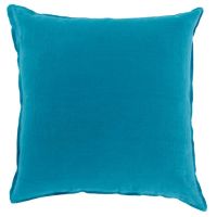 Квадратна наволочка з промитого льону та бавовни SONGE