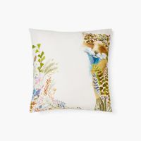 Квадратна наволочка з органічної бавовни з подвійним декором  VULPINI колір різнобарвний 64x64