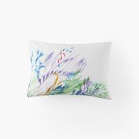 Наволочка прямокутна з подвійним декором з перкалю DEMILUNE