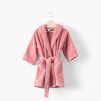 Дитячий махровий халат з каптуром та вишивкою XMASFUL