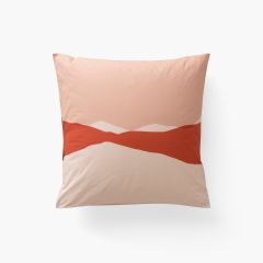 Квадратна наволочка з подвійним декором з перкалю SAFI