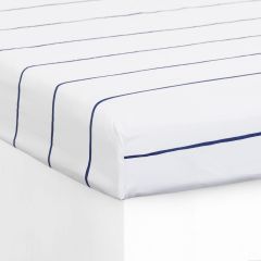 Простирадло на резинці з перкалю з принтом ROSABLUE