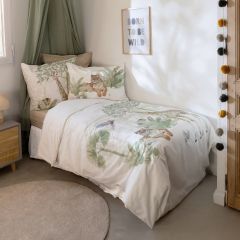 Підковдра з органічної бавовни з подвійним декором ANIMA колір різнобарвний