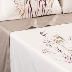 Простирадло з вишивкой з сатину AURA