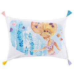 Наволочка прямокутна з подвійним декором з бавовни CALLIOPE