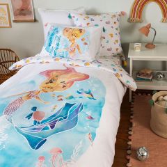 Підковдра з подвійним декором з бавовни CALLIOPE