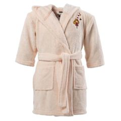 Халат дитячий флісовий з каптуром та вишивкою DESSINE