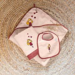 Комплект дитячий для ванної DESSINE колір ніжно-рожевий