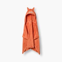 Рушник махровий з куточком та вишивкою WONDERFUL помаранчевий