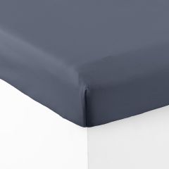 Простирадло на резинці з органічної бавовни-сатину QUARTZ