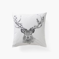 Декоративна наволочка з принтом ELAPHE колір білий