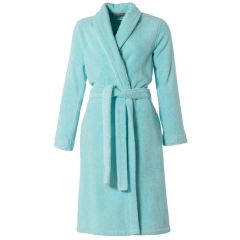 Жіночий махровий халат з шалевим коміром ELLA