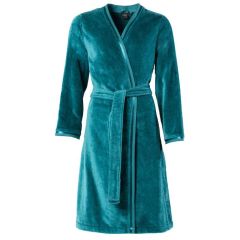 Жіночий велюровий халат з коміром-кімоно HESPERIS