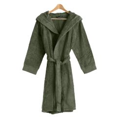 Підлітковий халат з каптуром з бавовни HUGO