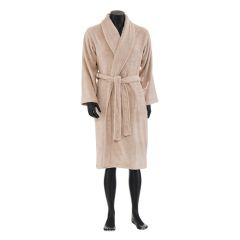 Чоловічий махровий халат з шалевим коміром PABLO