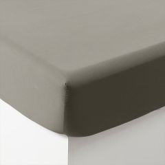 Простирадло на резинці з органічної бавовни-сатину QUARTZ