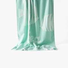 Рушник пляжний з бавовни SEA