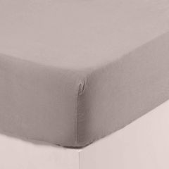 Простирадло на резинці з промитої бавовни SONGE